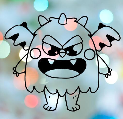 Monster 17 Cookie Cutter