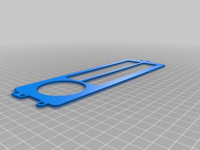 Honda CRX climate consol repair plate