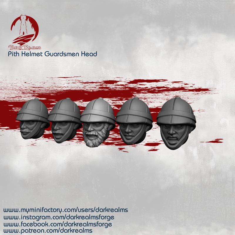 Dark Realms Accessories - Pith Helmet Head