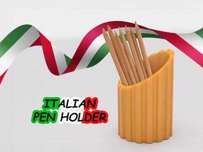 Italian Pasta Pen Holder