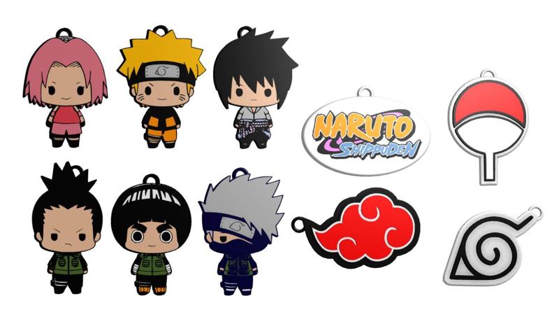 Naruto Shippuden Keychains
