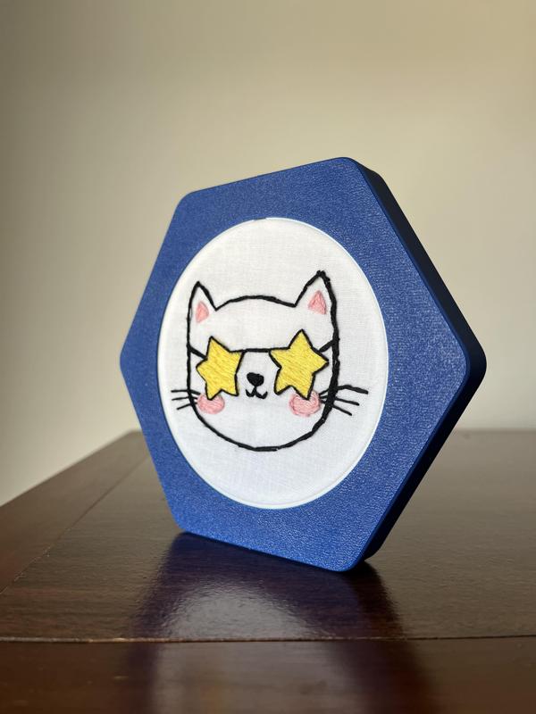 Embroidery 100mm hoop & Display boxes