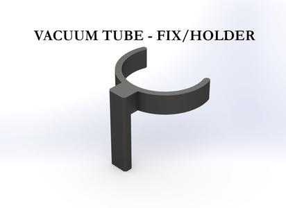 Vacuum shaft/tube holder