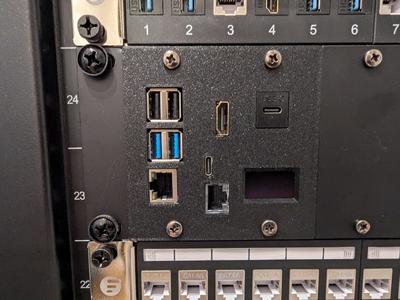 Geekworm KVM-A3 (PiKVM) with PoE HAT Rack Mount Module