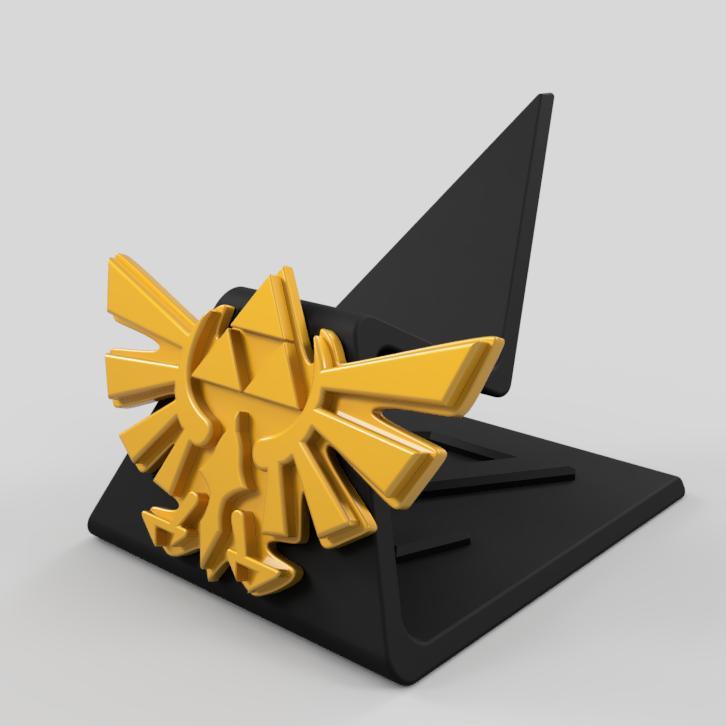 Controller holder in Zelda design