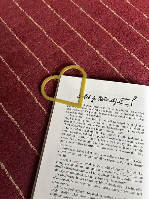 Valentine bookmark