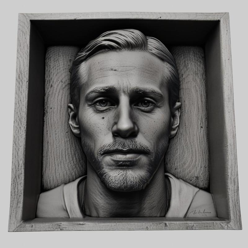 Ryan Gosling head relief actor