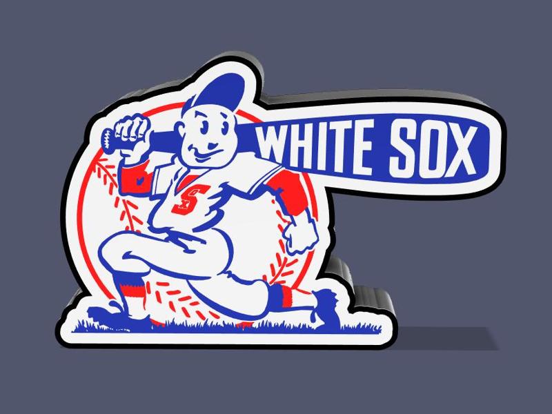 Vintage White Sox Lightbox