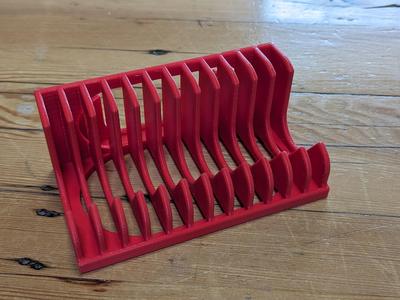 Storage Rack for Router Templates