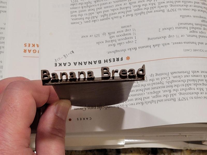 Cookbook Bookmarks