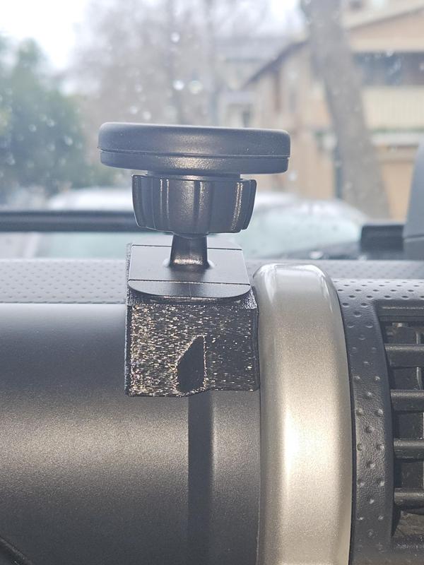 FJ Cruiser dash base for magnetic phone mount