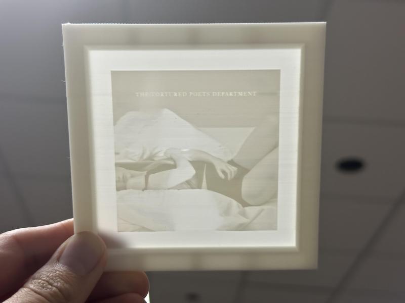 The Tortured Poets Department - Lithophane Taylor Swift