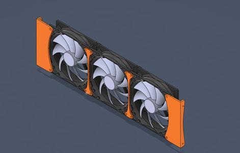 120mm Fan Wall Mounts for Rosewill RSV-R4000U 4U Server Chassis