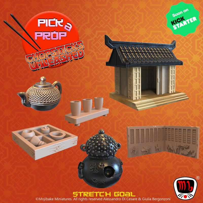 Tea ceremony props (Pick A Prop! Chopstick Unleashed!)
