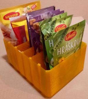 Instant soup box