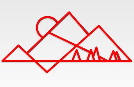 mountain wallart