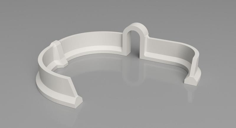 Sand walls for tabletop and dioramas