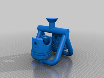 Bohaboy-Haas Poppet Valve Steam Engine