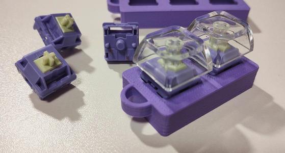 Keyboard Switch Keychain 1x2