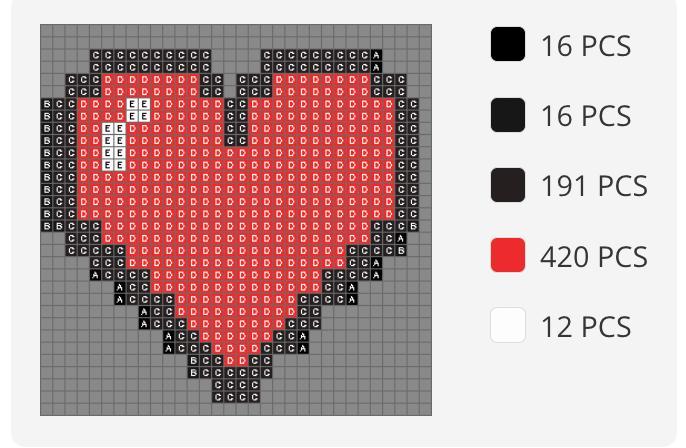 Pixelated Heart