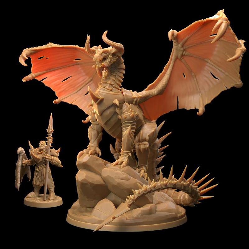 Tevrond, The Devastator and Human  | PRESUPPORTED | Dragons of The Lodge