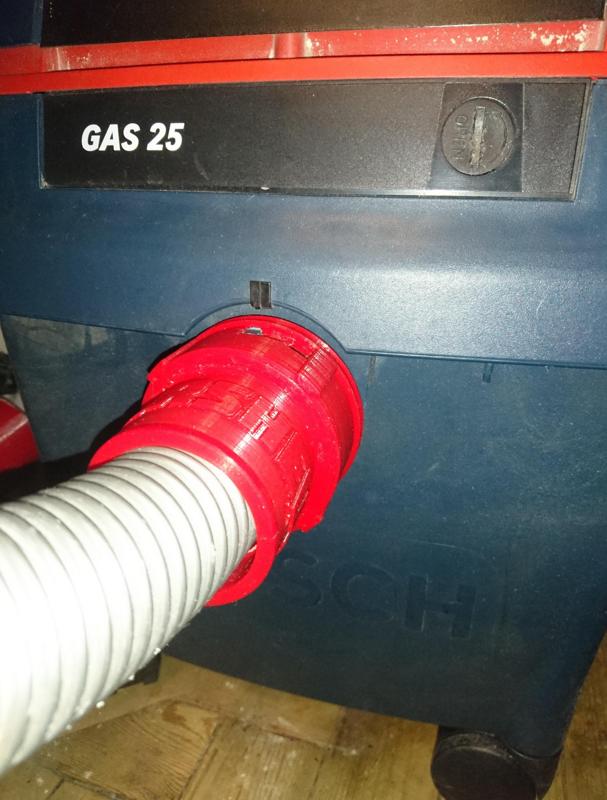 BOSCH GAS old vacuum cleaner hose 45 mm, 40 mm and "click and clean" connector