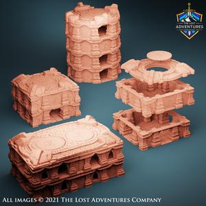Sunken City Buildings (Set 3)