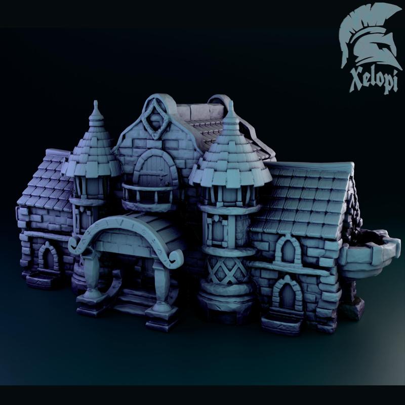 Stylized house