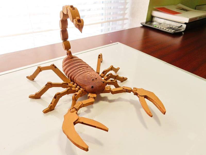 45 Jointed Fully Articulated Scorpion