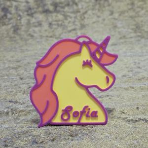 Unicorn name tag for Sofia