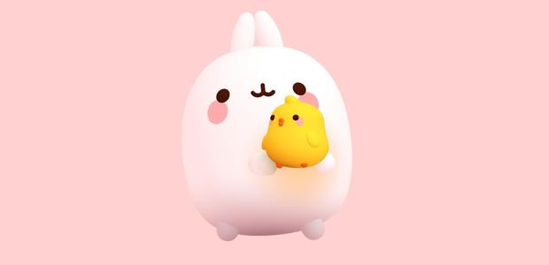 molang cartoon figure