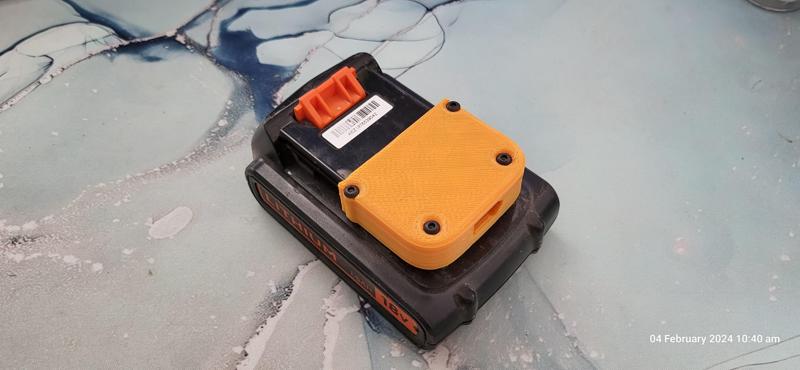 Blanck and Decker battery to XT60 adaptor