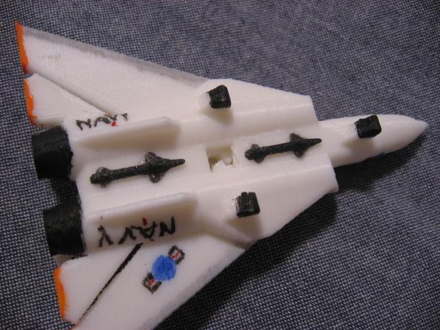 Missile for Articulated F-14 Jet Fighter