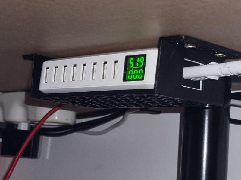 under desk support for ILEPO multiple USB charger (8 usb)