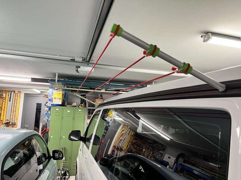 Wäscheleine für VW California C-Rail