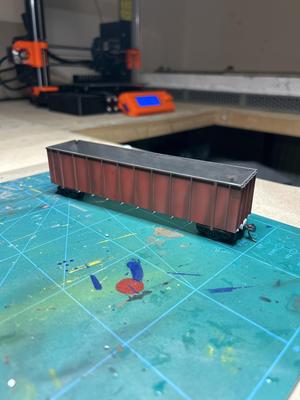 Canadian woodchip car H0 scale