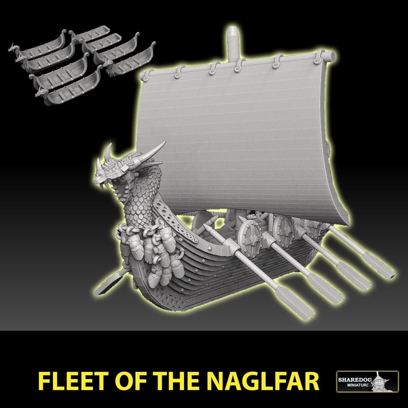 Fleet Of The Naglfar 8 Ships