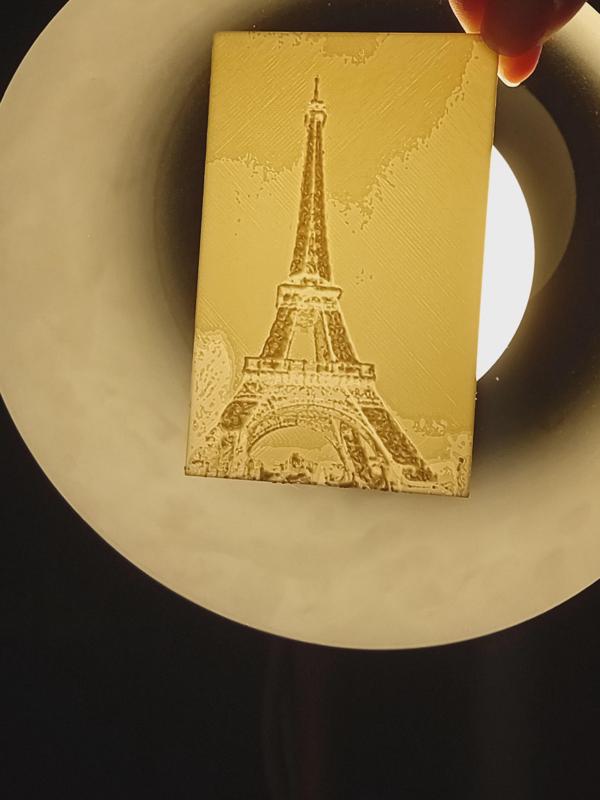 Eifell Tower lithophane
