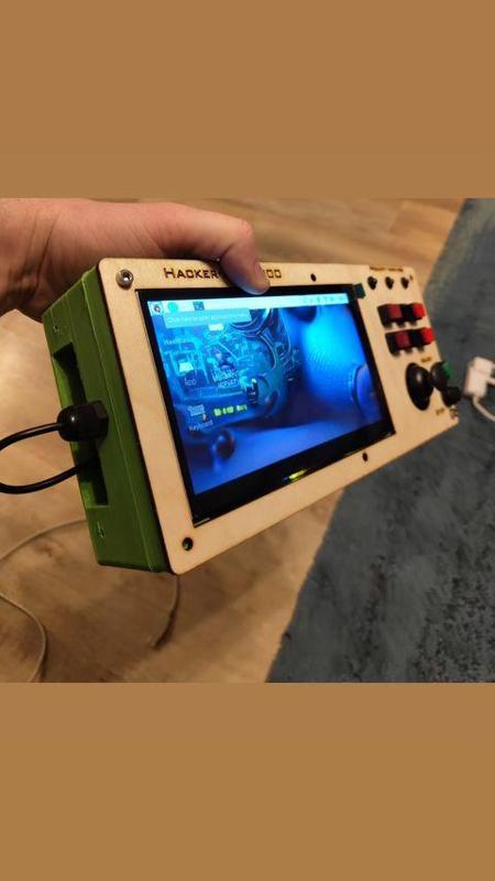 Hacker-boy 2000 raspberry pi pip boy style robot controller