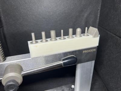 Die press holder for Proxxon MP-120 Micro Press / Arbor