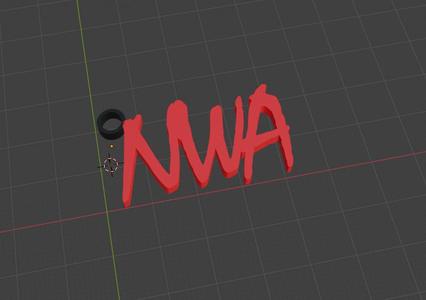 NWA keychain