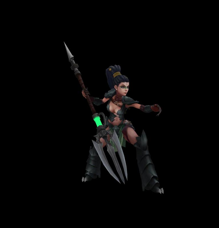 Headhunter Nidalee League of Legends 3D print model