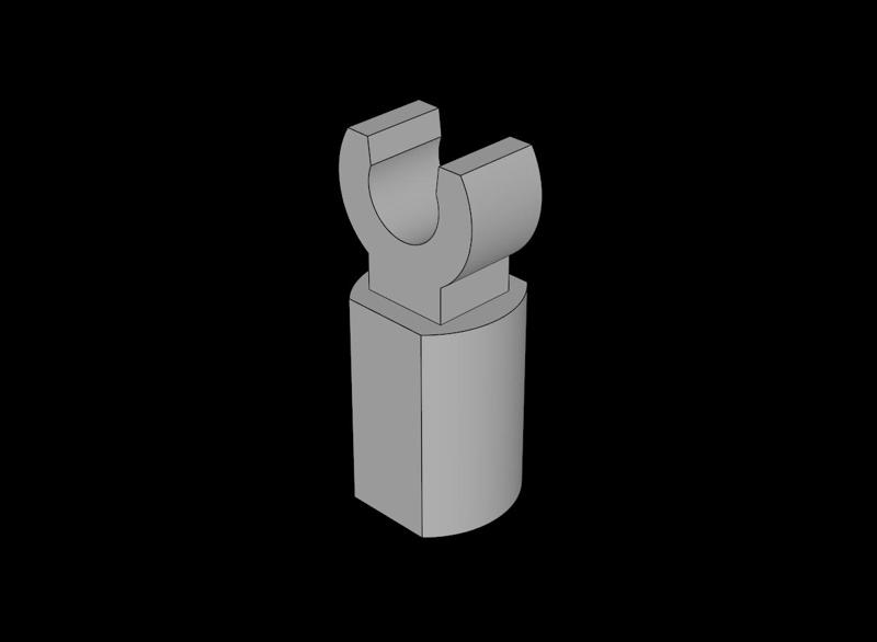 Lego Compatible (11090.dat) Bar Tube with Clip