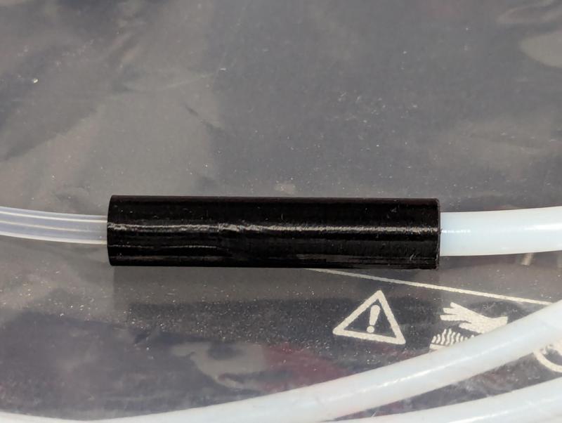 6mm OD 3mm ID to 4mm OD 2.5mm ID PTFE tube reducer eSun eBox Lite to PRUSA