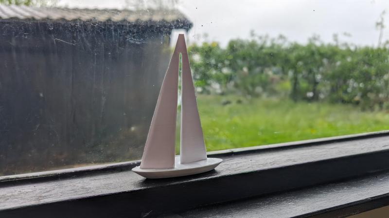 sail boat for display