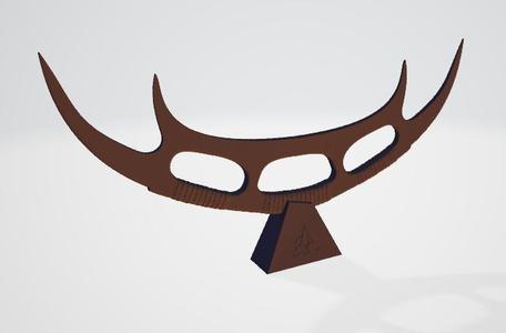 Bat'leth with display base
