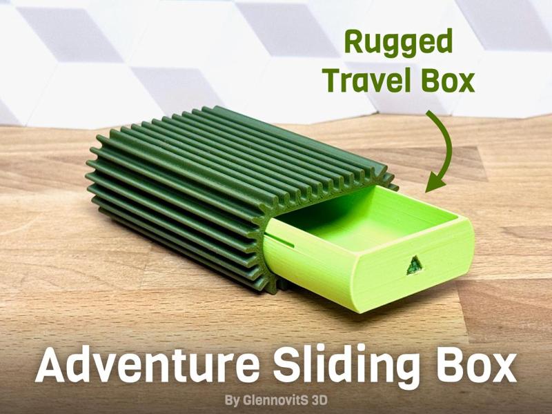 Adventure Slide Box (rugged ribbed hiking storage)
