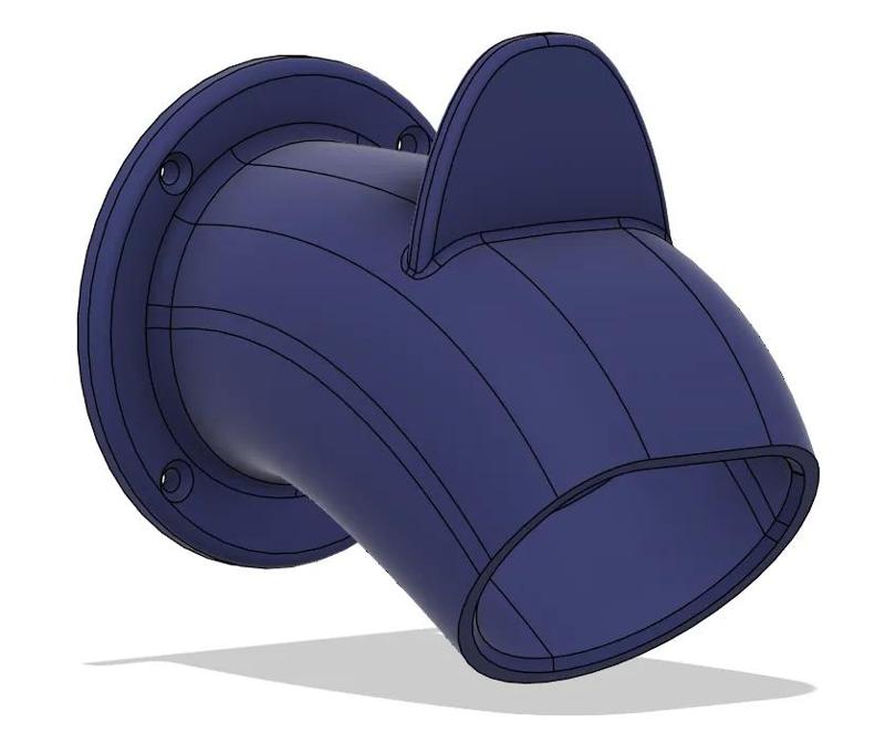 TYPE2 Charge cable holder - Self locking / no moving parts   