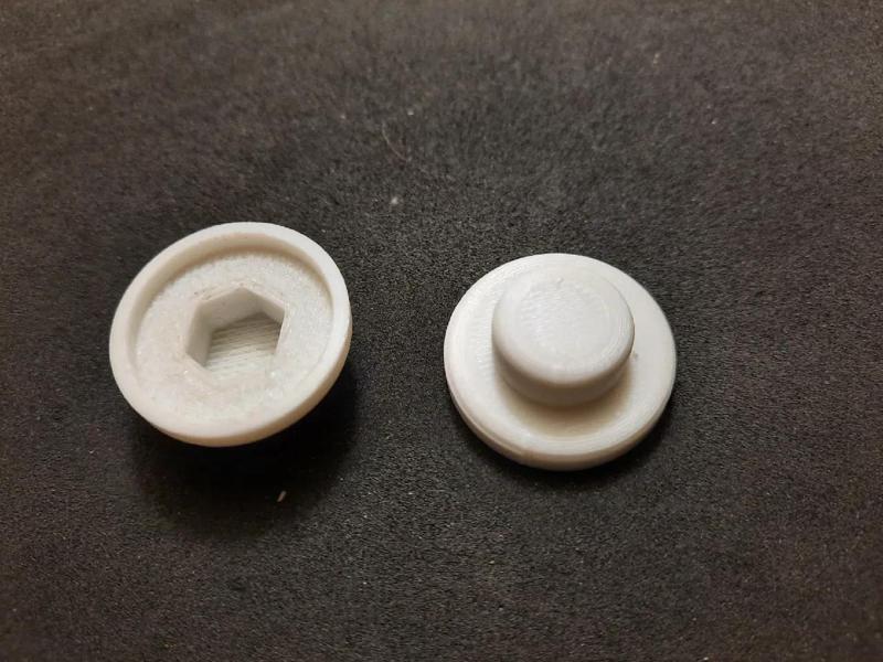Krytka matice M6 s velkou podložkou / M6 nut cap with large washer   