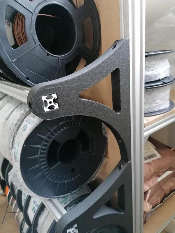 Spool rack for 2020 aluminium extrusion   